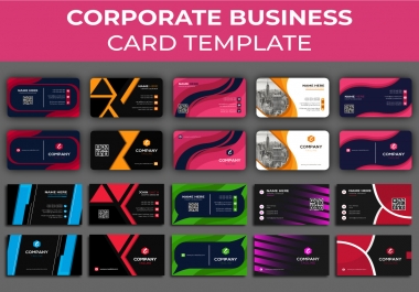 I will provide professional & creative business card design for your company