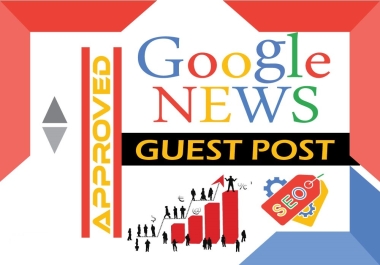 I will do 10 Guest Posts SEO backlinks on high authority DA 50+ with Google news approved sites