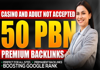 Boost SERP Ranking with 50 high metrics Powerful Homepage PBNs links contextual seo backlinks