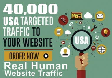 40,000 Web Traffic USA Target Visitors one month