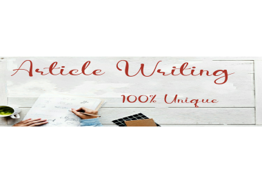 Premium Quality Article/Content writing 500-800 Words
