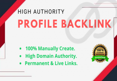 I will do Manually 25 High Quality Profile Backlinks