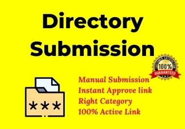 Instant Approval 15 low spam score Directory Submissions manually from USA directories