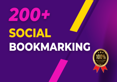 Create 400+ Social bookmarking backlinks for website ranking.