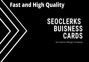 Professional Buisness Card Design FAST CHEAP