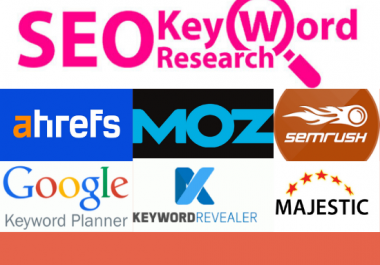 I will do excellent SEO Keyword Research with tools
