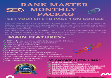 I will do 50 High Authority Social Profile Creation backlinks building
