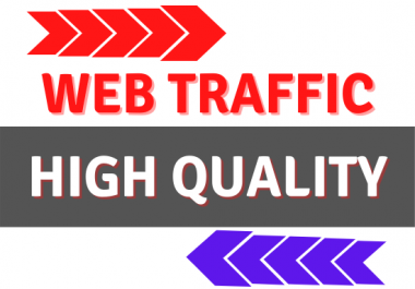 Provide High Quality Web Traffic from Google and Many other web sites
