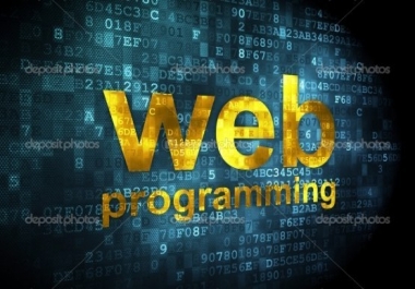 Web Programming solution,  will be done