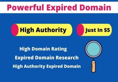 I will do powerful expired domain research for high da domain