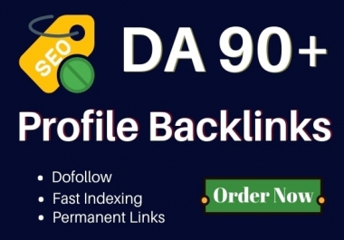 I will do high quality dofollow profile backlinks