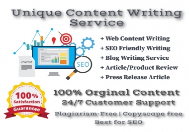 500+ Word SEO Friendly Article or Content Writing Service Any Topic