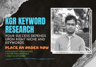 I will provide best keyword research for your site