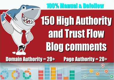 Create 150 Unique Domains Dofollow Blog Comments ON HIGH DA Sites