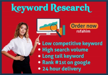 I will do indepth keyword research that will rank fast
