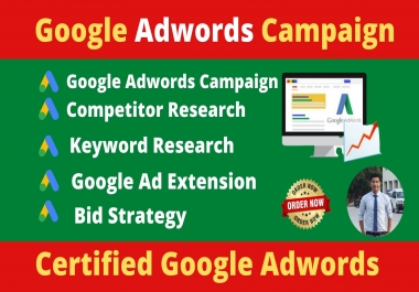 Setup and optimize your Google Ads Adwords PPC Campaign