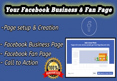 Create,  setup Fb business Page