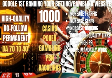 Buy one get free one 1000+ permanent casino, gambling, poker, judi pbn backlinks Casino related site