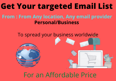 Huge Bulk Email List For Affordable Price