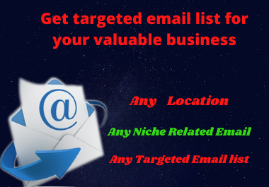 Get targeted email list for your email-marketing