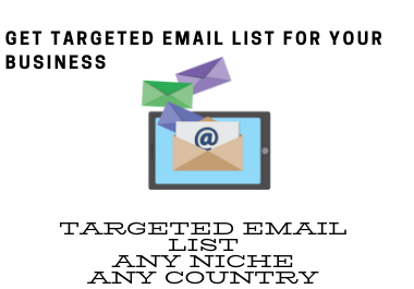 Get Targeted Email List For Your Business