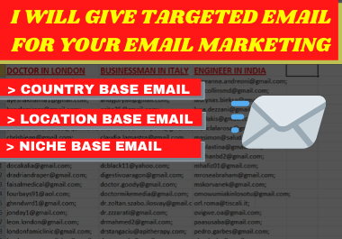 Get 5000 World Wide Targeted Email For Your Marketing