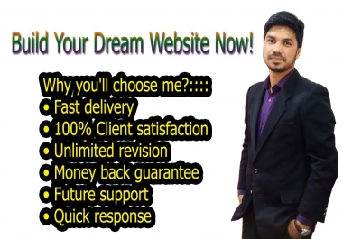 I will create a website or landing page professionally