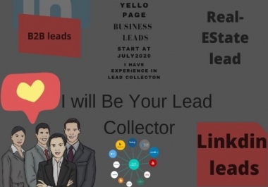 I will Collect B2B leads for you