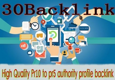 manually create 30 PR10 to PR5 Authority Profile backlinks