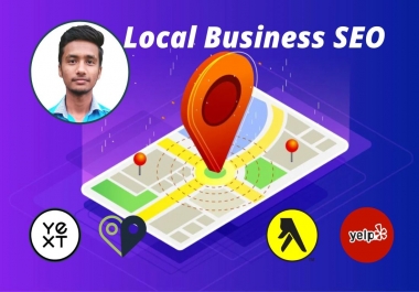 I will do google map citations and business listing for local seo