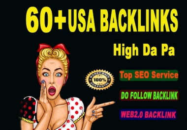 Do 60 USA high da profile backlinks,  safe SEO link building service manually