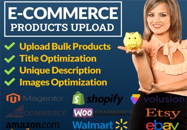 Upload eCommerce 100 products listing with SEO Optimization