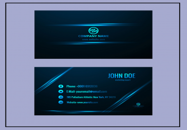 I will design professional business card for you