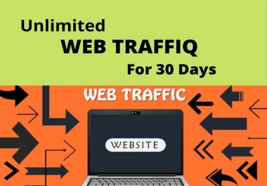 I will do UNLIMITED and genuine real Website TRAFFIC