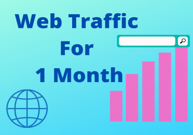 I will serve you UNLIMITED and genuine real Website TRAFFIC