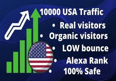 Drive Keyword target 10000 USA Organic visitors for your website/Blog