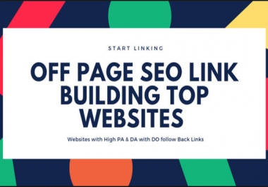provide Manually Done Back-links Package To Improve Your Ranking