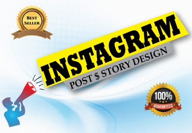 I Will Design Instagram Post & Story For Your Brand