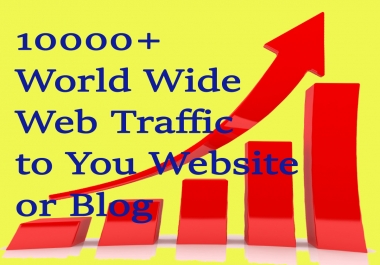 10000 plus World Wide Web Traffic for your website