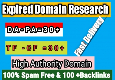 I will find qualitative expired domain