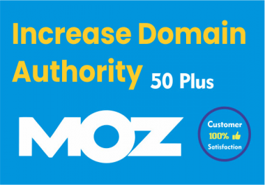 I will increase domain authority da upto 50 plus guaranteed