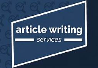 write 1000 a unique article Writing or blog post in English for any topic