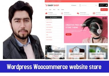 I will build Wordpress woocommerce store with woocommerce plugin