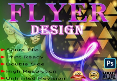I Will Do Creative Flyer, Poster and brochure