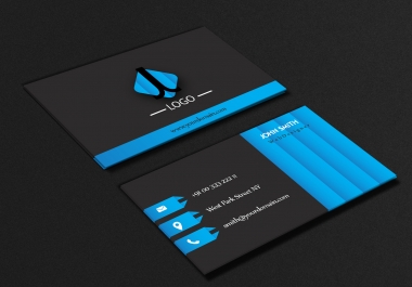 I will design a professional business card.