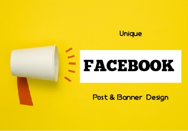 I will make 10 facebook Banner or Post design