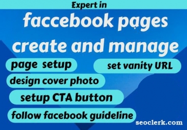 create facebook business page and optimize it professionally