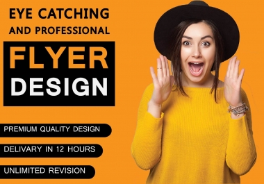 I will design flyer, poster or resturant menu