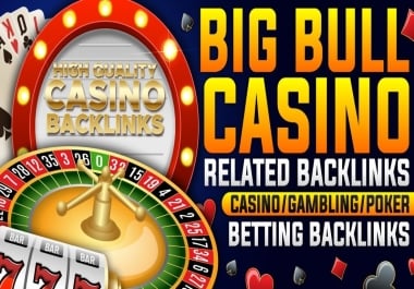 Casino SEO 2000 Dofollow Backlinks Package Improve Rank Poker,  Gambling,  Slot,  Toto,  Judi Websites