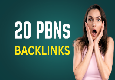 Build 20 High DA PA TF CF Homepage PBN Dofollow Backlinks